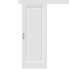 Купить Одностворчатая дверь купе эмаль VFD Barcelona 1 Polar белая глухая