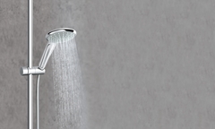 Душевой гарнитур с полочкой GROHE Euphoria (ручной душ, штанга 900 мм, шланг 1750 мм), хром (27267001)