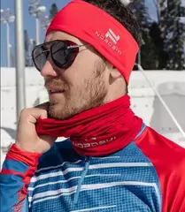 Спортивная повязка Nordski Warm Red (OFSA)