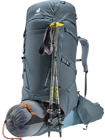 Картинка рюкзак туристический Deuter Aircontact Core 60+10 Graphite-Shale - 8
