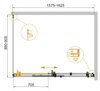 Душевой уголок Cezares STYLUS-SOFT-AH-1 STYLUS-SOFT-AH-1-140/90-C-Cr