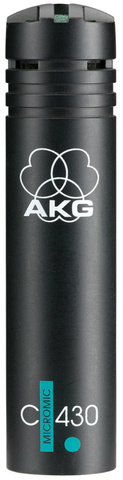 AKG C430 микрофон 'Overhead Master' компактный конденсаторный кардиоидный, 20-20000Гц, 7Мв/Па. Цвет черный.__1