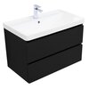 Aquanet 337955 Тумба Вега 2.0 80 2 ящ. цв.черный (337955)