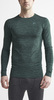 Утеплённая беговая рубашка Craft Fuseknit Comfort Green мужская