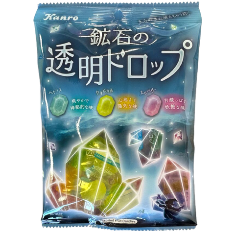 Карамель цветные кристаллы Kanro Assorted Fruit Candies, 65 гр