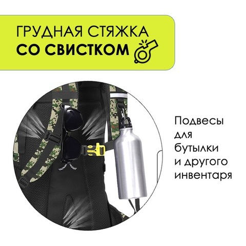 Картинка рюкзак туристический Nevo Rhino 9032(60)-NW Camo Green - 10