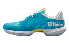 Женские теннисные кроссовки Wilson Kaos Swift 1.5 W - algiers blue/white/snny limy