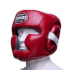 Шлем боксерский Leaders Full Face Red/White