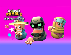 Worms Rumble - Action All-Stars Pack (для ПК, цифровой код доступа)
