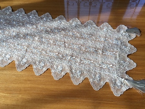 Дорожка на стол 40х140 Domus 3422/N белая