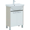 Aquanet 298579 Тумба c раковиной Донна 60 цв.бел.дуб/белый (Shenxin) (298579)