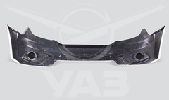 Накладка переднего бампера УАЗ-3163 (с2015г.) (желто-серебристый металлик)