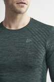 Утеплённая беговая рубашка Craft Fuseknit Comfort Green мужская