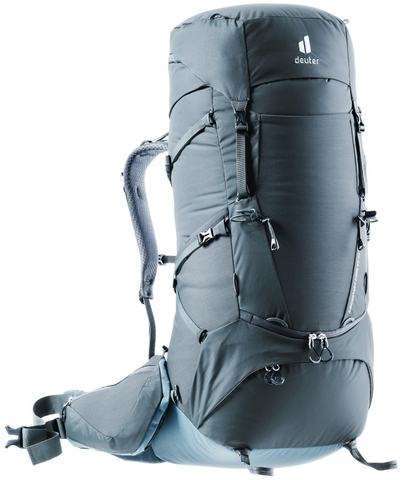 Картинка рюкзак туристический Deuter Aircontact Core 60+10 Graphite-Shale - 11
