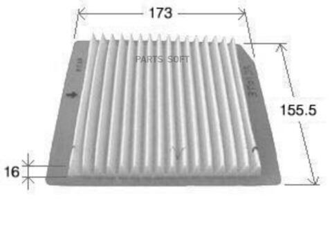 Фильтр салонный VIC  AC-107E