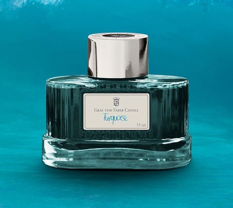 Флакон с чернилами Graf von Faber-Castell Turquoise 75 ml (141010)