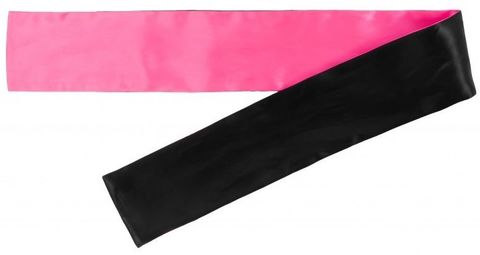 Набор из 5 черно-розовых атласных лент для связывания - Джага-Джага BDSM 961-12 BX DD