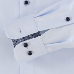 Сорочка мужская Casamoda Modern Fit 303524000-102 из голубого твила с отделкой