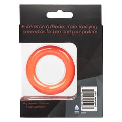 Оранжевое эрекционное кольцо Link Up Ultra-Soft Verge. - 