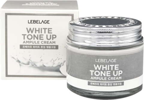 Lebelage Ampule Cream White Toneup Крем для лица осветляющий ампульный