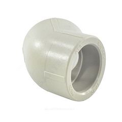 Угольник PP-R серый Дн 20х45гр внутренняя пайка VALFEX 10107020Г