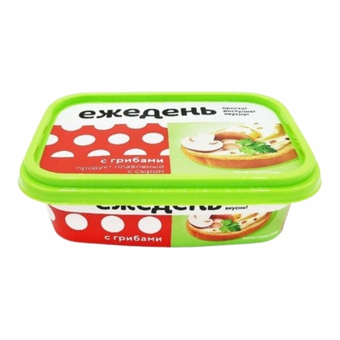 Сырный продукт плавл ЕЖЕДЕНЬ Грибы 180 г РОССИЯ