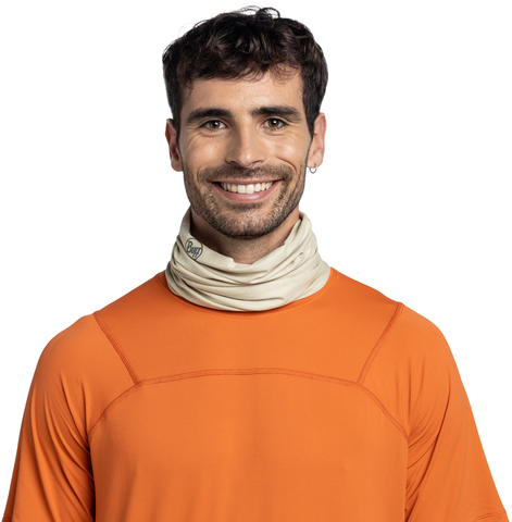 Картинка бандана-труба Buff CoolNet Insect Shield Solid Pistachio - 2