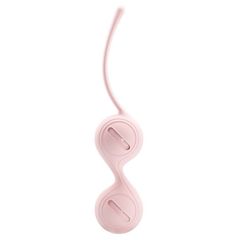 Нежно-розовые вагинальные шарики на сцепке Kegel Tighten Up I - 