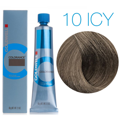 Goldwell Colorance 10 ICY (ледяной экстра блонд) - тонирующая крем-краска