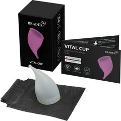 Белая менструальная чаша Vital Cup S - 