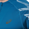 Рубашка беговая Asics Stripe 1/2 Zip Blue мужская