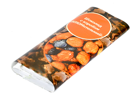 Шоколад с кэробом изюмительный, 50г