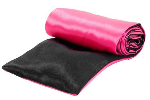 Черно-розовая атласная лента для связывания - 1,4 м. - Джага-Джага BDSM 961-11 BX DD