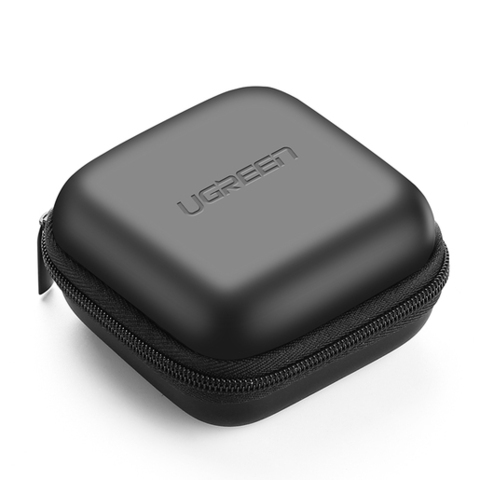 Органайзер UGREEN Hard Disk Case для кабелей, наушников и др, черный LP128