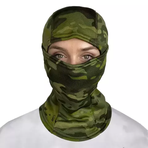 Маска-балаклава с флисовой подкладкой (mtp green)