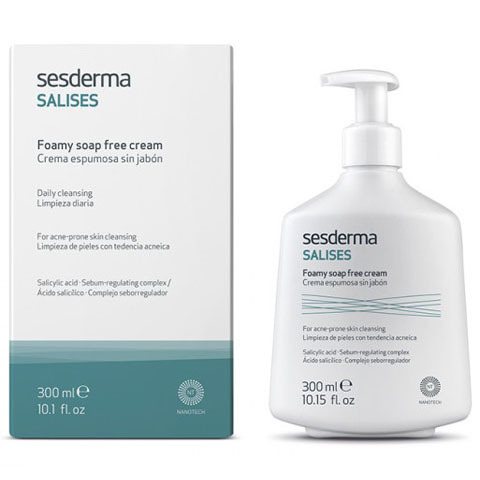 Sesderma SALISES: Крем пенящийся для умывания для лица и тела (Facial/Body Foamy Soap-Free Cream)