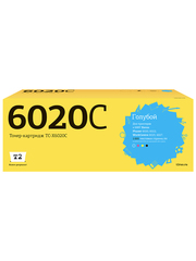 TC-X6020C Тонер-картридж T2 для Xerox Phaser 6020/6022/WorkCentre 6025/6027 (1000 стр.) голубой, с чипом 106R02760