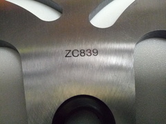 Диск тормозной передний на Kawasaki VN VULCAN 1500 1987-2008, серебристый лепестковый