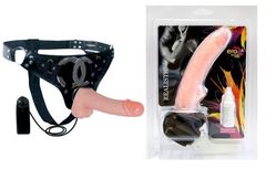 Реалистичный фаллоимитатор телесного цвета на трусиках Harness - 16,5 см. - 