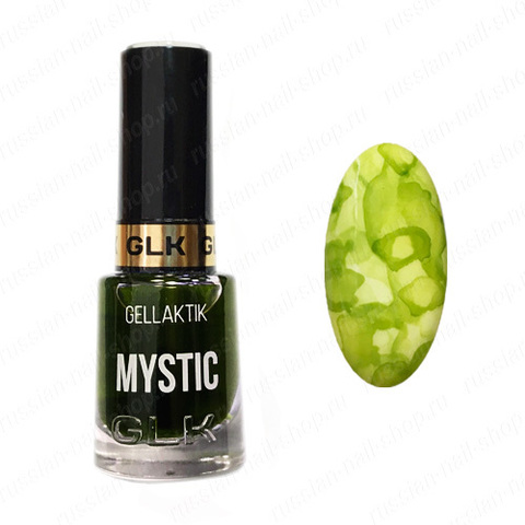 GELLAKTIK MYSTIC лак для акварели LIME 12 мл. GMYS-11