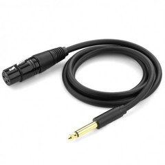 Кабель для микрофонов Jack 6.5 M/XLR - 2м