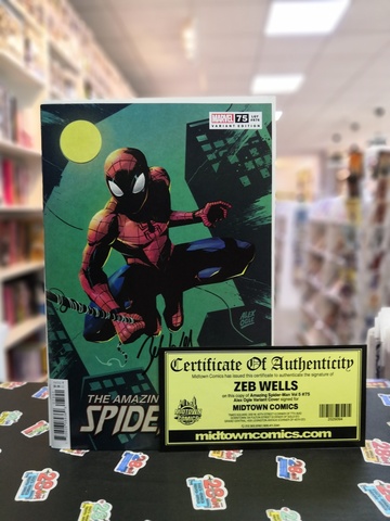 Amazing Spider-Man #75 (Alex Ogle Cover Signed By Zeb Wells)