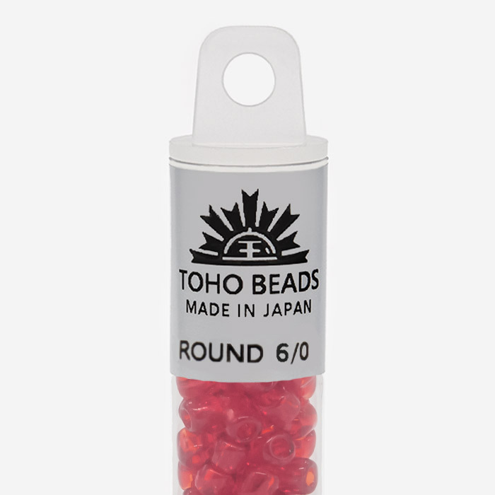 Японский бисер TOHO Round 6/0 (№5B), прозрачный