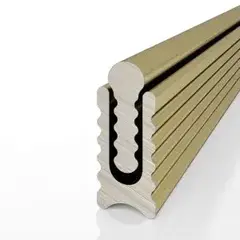 Разделительный профиль Rizz анодированный латунный