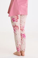 Пижама женская: туника и леггинсы LISCA ROBIN 023469 | Цветочный розовый