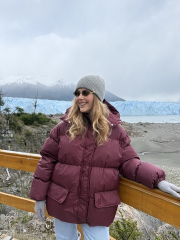 Пуховик Энни свекольный