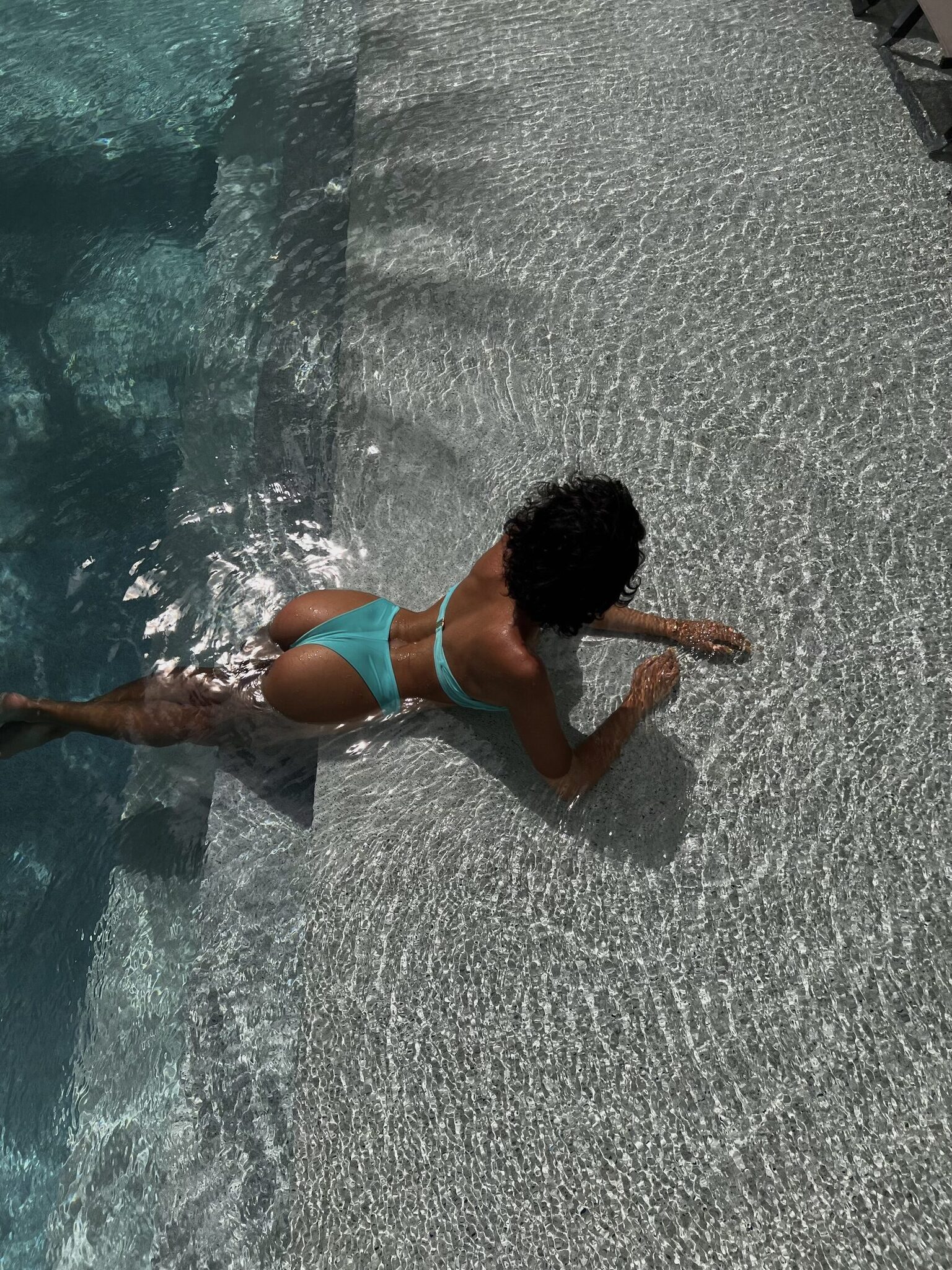 Плавки бразильяно с узлом бархатные тиффани