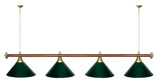 Лампа STARTBILLIARDS 4 пл. (плафоны зеленые,штанга золотая,фурнитура золото) фото №84