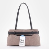 Сумка Саломея 216 македония тауп + черный