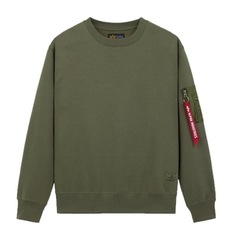 Свитшот Alpha Industries Utility Pocket Crewneck OG-107 (Зеленый)